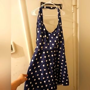 Hellbunny Mariam Dress Navy blue